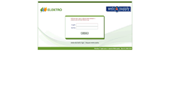 Desktop Screenshot of elektro1.websupply.com.br
